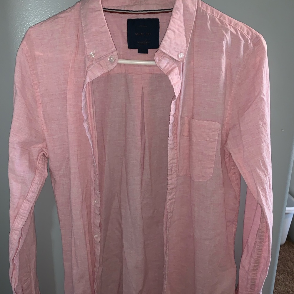 slim fit button up